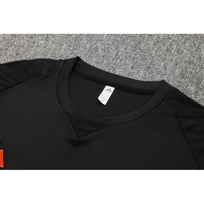 Chandal del Manchester United Manga Corta 2023-2024 Negro - Pantalon Corto